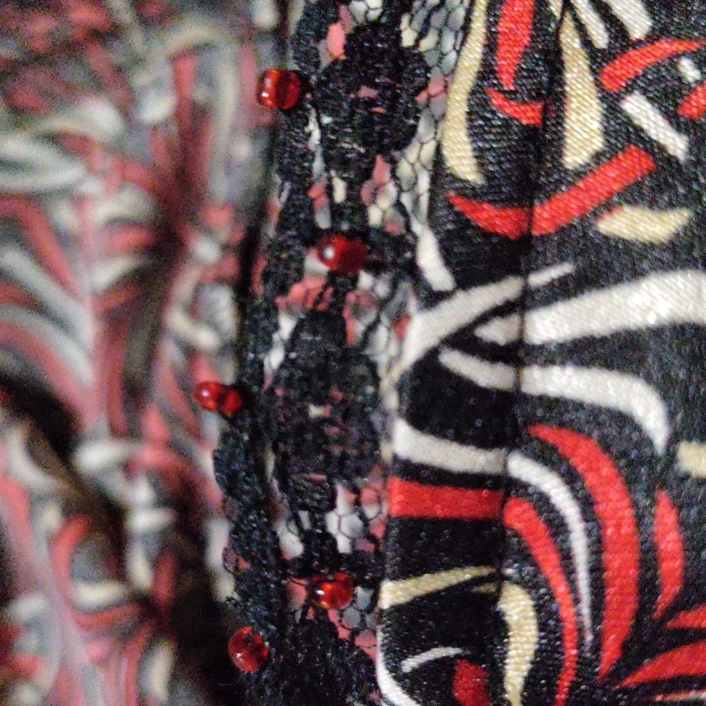 Notations long sleeve paisley Blouse size S - Picture 8 of 9